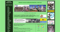 Desktop Screenshot of conozcabuenosaires.com.ar